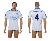 Leicester City #4 Drinkwater SEC Away Soccer Club Jersey 2