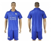 Leicester City Blank Home Soccer Club Jersey 1