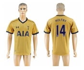 Tottenham Hotspur #14 Holtby Sec Away Soccer Club Jersey
