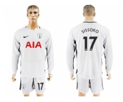 Tottenham Hotspur #17 Sissoko Home Long Sleeves Soccer Club Jersey