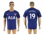 Tottenham Hotspur #19 Dembele Away Soccer Club Jersey1