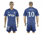 Marseille #10 LASS Away Soccer Club Jersey2