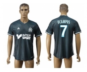 Marseille #7 Ocampos Away Soccer Club Jersey3