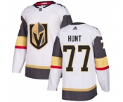 Women Adidas Vegas Golden Knights #77 Brad Hunt Authentic White Away NHL Jersey