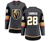 Women Vegas Golden Knights #28 William Carrier Authentic Black Home Fanatics Branded Breakaway NHL Jersey