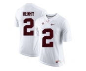 2016 Alabama Crimson Tide Derrick Henry #2 College Football Limited Jersey - White