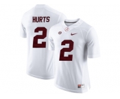 2016 Alabama Crimson Tide Jalen Hurts #2 College Football Limited Jerseys - White