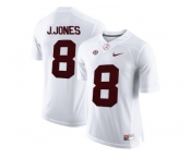 2016 Alabama Crimson Tide Julio Jones #8 College Football Limited Jersey - White