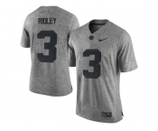 2016 Heather Gray Alabama Crimson Tide Calvin Ridley #3 College Football Limited Jersey - Gridiron Gray