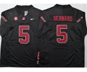 Men's Alabama Crimson Tide #5 Germie Bernard Black F.U.S.E Stitched Football Jersey Men's Alabama Crimson Tide #5 Germie Bernard Black F.U.S.E Stitched Football Jersey