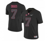 Men's Alabama Crimson Tide #7 Trevon Diggs Black 2019 College Football Jersey