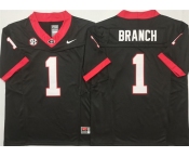 Georgia Bulldogs #1 Zachariah Branch Black F.U.S.E. Stitched Jersey Georgia Bulldogs #1 Zachariah Branch Black F.U.S.E. Stitched Jersey
