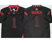 Men's Georgia Bulldogs #1 Zachariah Branch White 2026 F.U.S.E. Stitched Jersey Men's Georgia Bulldogs #1 Zachariah Branch White 2026 F.U.S.E. Stitched Jersey
