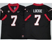 Men's Georgia Bulldogs #7 Lawson Luckie Black 2025 F.U.S.E. Stitched Jersey Men's Georgia Bulldogs #7 Lawson Luckie Black 2025 F.U.S.E. Stitched Jersey