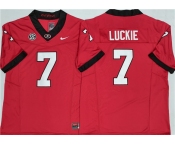 Mens Georgia Bulldogs #7 Lawson Luckie Red 2025 F.U.S.E. Stitched Jersey Mens Georgia Bulldogs #7 Lawson Luckie Red 2025 F.U.S.E. Stitched Jersey