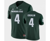 Men Michigan State Spartans #4 Matt Coghlin College Football Green Game Jersey