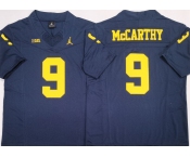 Men's Michigan Wolverines #9 J.J. McCarthy Navy 2024 F.U.S.E. Stitched Jersey