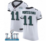 Men's Nike Philadelphia Eagles #11 Carson Wentz Elite White Wentzylvania Super Bowl LII NFL Jersey