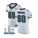 Men's Nike Philadelphia Eagles #60 Chuck Bednarik White Vapor Untouchable Elite Player Super Bowl LII NFL Jersey