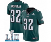 Men's Nike Philadelphia Eagles #32 Rasul Douglas Midnight Green Team Color Vapor Untouchable Limited Player Super Bowl LII NFL Jersey