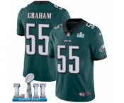 Men's Nike Philadelphia Eagles #55 Brandon Graham Midnight Green Team Color Vapor Untouchable Limited Player Super Bowl LII NFL Jersey