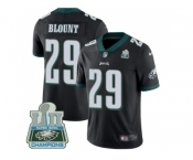Nike Philadelphia Eagles #29 LeGarrette Blount Black Alternate Super Bowl LII Champions Men Stitched NFL Vapor Untouchable Limited Jersey