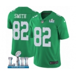 Youth Nike Philadelphia Eagles #82 Torrey Smith Limited Green Rush Vapor Untouchable Super Bowl LII NFL Jersey