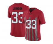 2016 Ohio State Buckeyes Pete Johnson #33 College Football Alternate Elite Jersey - Scarlet