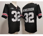 Men's Ohio State Buckeyes #32 TreVeyon Henderson Black 2023 F.U.S.E. Limited Stitched Jersey