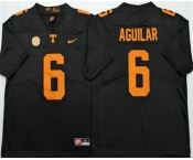 Men's Tennessee Volunteers #6 Joey Aguilar Black College Football Jersey Men's Tennessee Volunteers #6 Joey Aguilar Black College Football Jersey