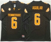 Men's Tennessee Volunteers #6 Joey Aguilar Black FUSE College Football Jersey Men's Tennessee Volunteers #6 Joey Aguilar Black FUSE College Football Jersey