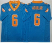 Men's Tennessee Volunteers #6 Joey Aguilar Blue FUSE College Football Jersey Men's Tennessee Volunteers #6 Joey Aguilar Blue FUSE College Football Jersey