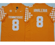 Men's Tennessee Volunteers #8 Nico Iamaleava Orange F.U.S.E. Stitched Jersey