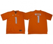 Vols #1 Jason Witten Orange Limited Stitched NCAA Jersey