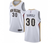 Youth Nike New Orleans Pelicans #30 Julius Randle Swingman White NBA Jersey - Association Edition