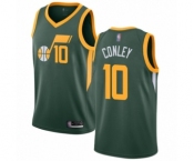 Youth Utah Jazz #10 Mike Conley Green Swingman Jersey - Earned Edition