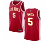 Youth Nike Atlanta Hawks #5 Josh Smith Swingman Red NBA Jersey Statement Edition