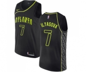 Youth Nike Atlanta Hawks #7 Ersan Ilyasova Swingman Black NBA Jersey - City Edition