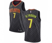 Youth Nike Atlanta Hawks #7 Ersan Ilyasova Swingman Black Road NBA Jersey - Icon Edition
