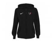 Women Houston Texans Stadium Rally Full Zip Hoodie Black