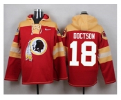 Nike Washington Redskins #18 Josh Doctson Burgundy Red Player Pullover NFL Hoodie
