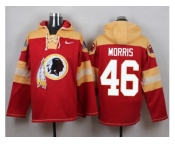 Nike Washington Redskins #46 Alfred Morris Burgundy Red Player Pullover NFL Hoodie