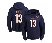 Nike Chicago Bears #13 Kevin White Navy Blue Name & Number Pullover NFL Hoodie