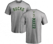 NBA Nike Milwaukee Bucks #7 Thon Maker Ash Backer T-Shirt
