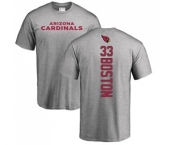 NFL Nike Arizona Cardinals #33 Tre Boston Ash Backer T-Shirt