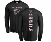 Football Atlanta Falcons #44 Vic Beasley Black Backer Long Sleeve T-Shirt