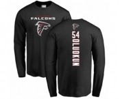Football Atlanta Falcons #54 Foye Oluokun Black Backer Long Sleeve T-Shirt