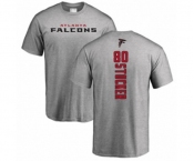 Football Atlanta Falcons #80 Luke Stocker Ash Backer T-Shirt