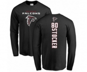Football Atlanta Falcons #80 Luke Stocker Black Backer Long Sleeve T-Shirt
