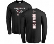 Football Atlanta Falcons #96 Tyeler Davison Black Backer Long Sleeve T-Shirt